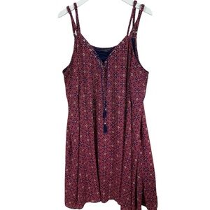 Addition Elle  plus size Red and Blue Mini  strap Dress size 20